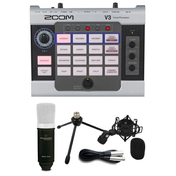 ZOOM ズーム V3 ボーカルプロセッサ ボイスチェンジャー+ ZOOM ズーム V3 ボーカルプロセッサ ボイスチェンジャー+