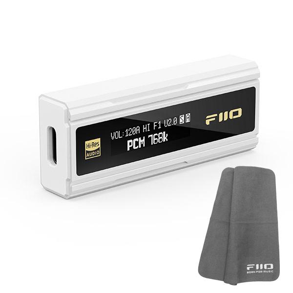 ロゴ入りクロスプレゼント》 FIIO ヘッドホンアンプ KA5 ホワイト USB 