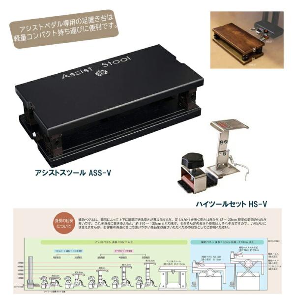 【絶品】 吉澤 アシストスツール　アシストペダル1セット　専用バッグ付き ピアノ 鍵盤楽器