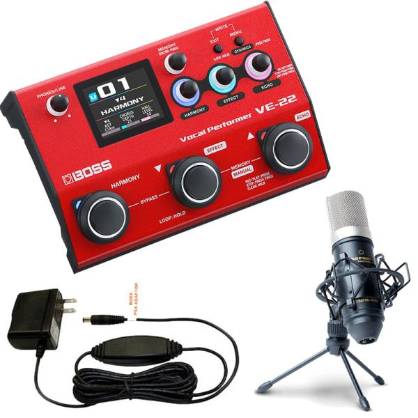 BOSS ボーカル エフェクター VE-22 Vocal Performer + BOSS ボーカル エフェクター VE-22 Vocal Performer +