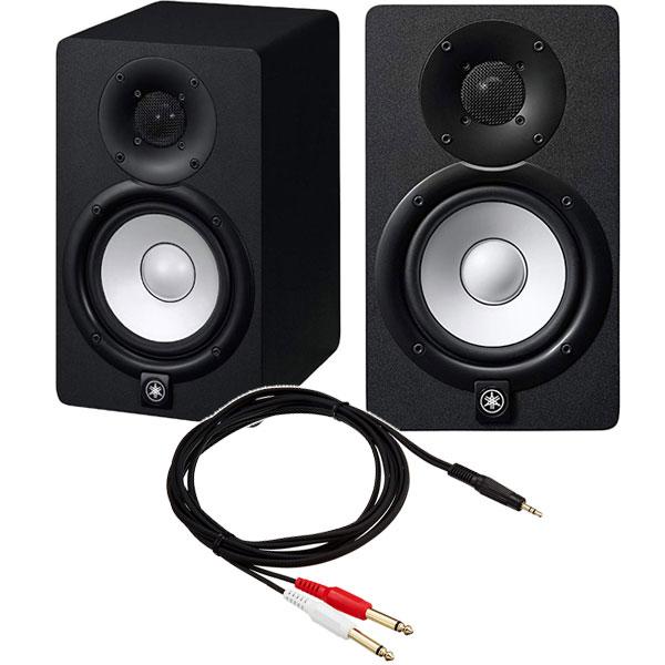 YAMAHA モニタースピーカー HS5(ペア)+ ミニステレオプラグ YAMAHA モニタースピーカー HS5(ペア)+ ミニステレオプラグ