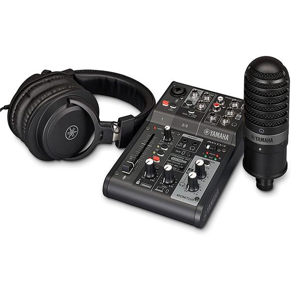 YAMAHA ライブストリーミングパック AG03MK2 B (黒) LSPK (ミキサー 