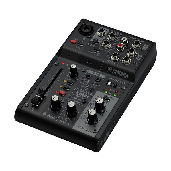 YAMAHA ライブストリーミングミキサー AG03MK2 B ブラック YAMAHA ライブストリーミングミキサー AG03MK2 B ブラック