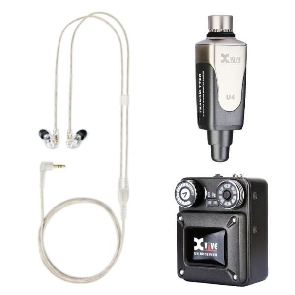 ワイヤレス イヤモニ XVIVE XV-U4 U4 インイヤーモニター ワイヤレス イヤモニ XVIVE XV-U4 U4 インイヤーモニター