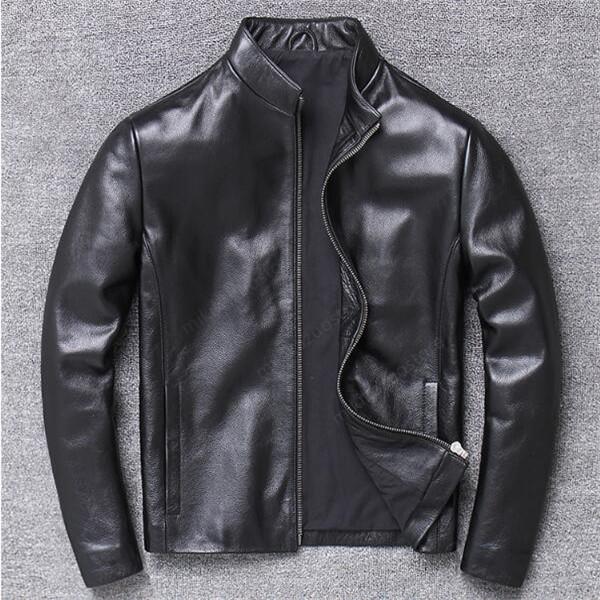 現金特価 本革ジャケットメンズ 立ち襟 ショートライダージャケット タイトジャケット牛革オートバイ服 男性用 春秋 送料無料 Www Muslimaidusa Org