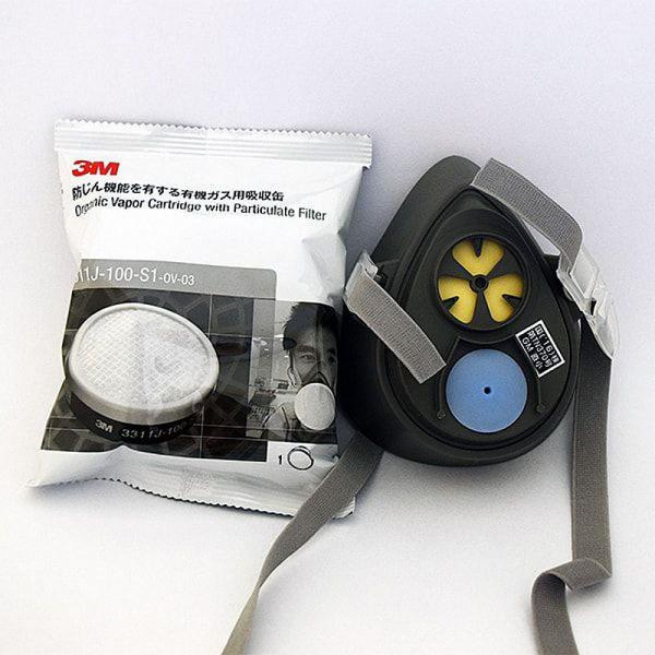 3M 防毒マスク3200面体+吸収缶3311J-100-S1セット