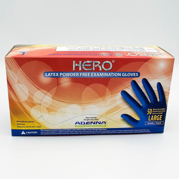 HERO　ラテックスグローブ　ヒーロー　1箱/50枚入り