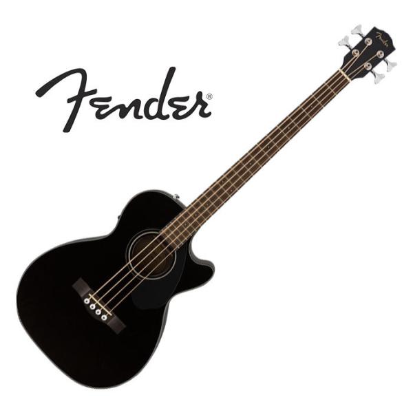 Fender CB-60SCE BASS BLACK　フェンダー エレキアコースティックベース【専用弦7060／1セットプレゼント中！】