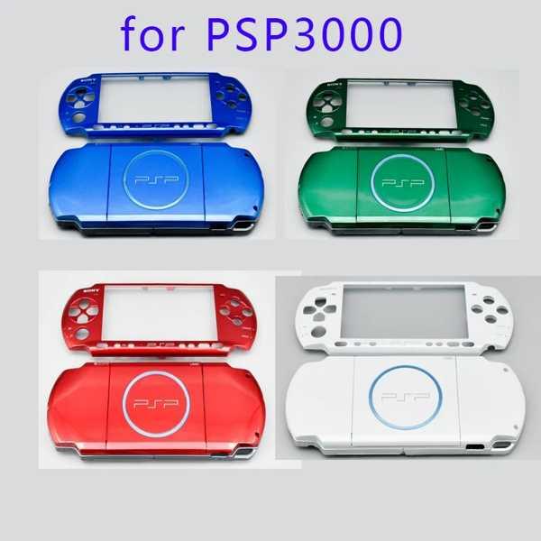 高品質PSP3000 psp 3000ゲームコンソール交換新バージョンフルハウジングシェルカバーケー...