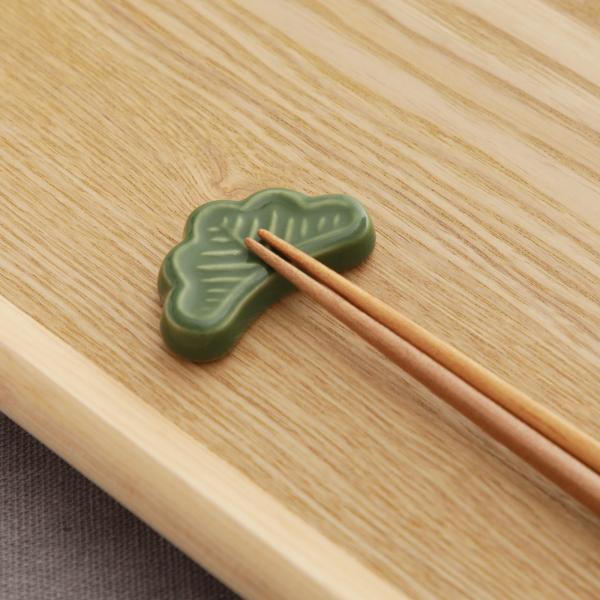 松葉 箸置き 波佐見焼 レスト かわいい 単品 お箸置き 陶器 日本製