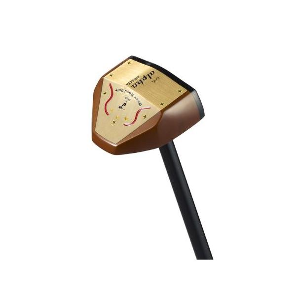 大型真鍮ソールにより低重心で安定したショットが打ちやすい。希少な国産「パーシモンヘッド」７ｍｍ厚の「カーボンフェイス」大型で厚い「真鍮ソール」程よい硬さの「カーボン・グラスファイバー混合シャフト」