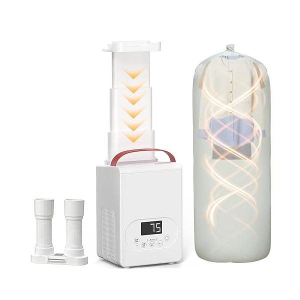 他サイト： 布団乾燥機 【一台多役乾燥セット・革新的な1秒伸縮ホース】衣類乾燥 ダニ退治 靴乾燥 小型 乾燥機 パワフル ふとん乾燥機 衣類乾燥袋付き 布団の商品画像