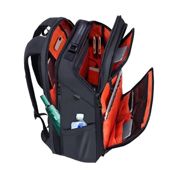 他サイト： [ABIBA] 【2024年ファスナー徹底 リュック メンズ ビジネスリュック リュックサック スクエアリュック 大容量 旅行用リュック PCリの商品画像