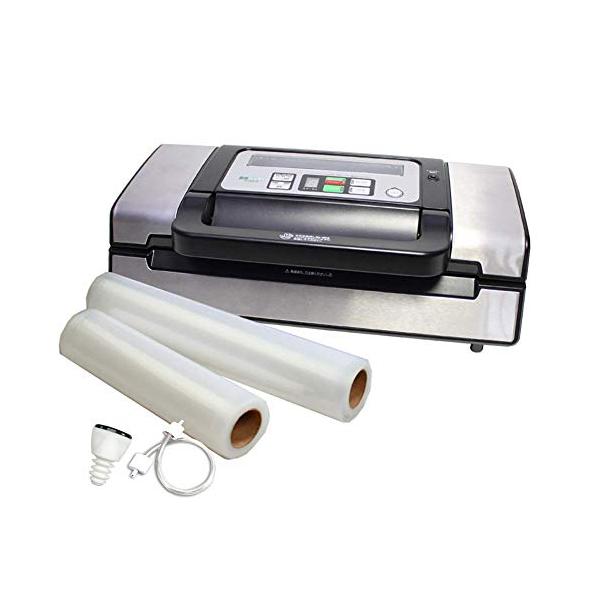 他サイト： 家庭用 真空パック 器 機 フード シーラー 真空パックん PREMIUM プレミアム シンプルセット （ おためしロール 大１本・小１本・ボトの商品画像