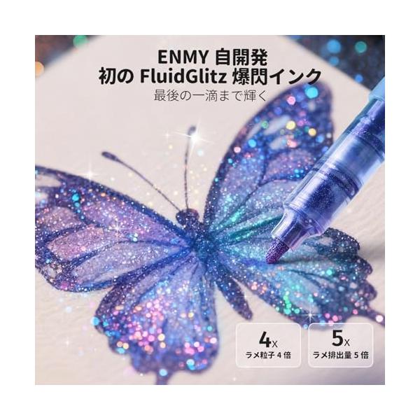 Enmy 12�F�Z�b�g �����y�� ���^���b�N �����}�[�J�[ �J���[�y�� �������� �A���o�� �L���L�� ���� �p�[�� ���F �L�����o�X/�K���X/�� ���i�摜1