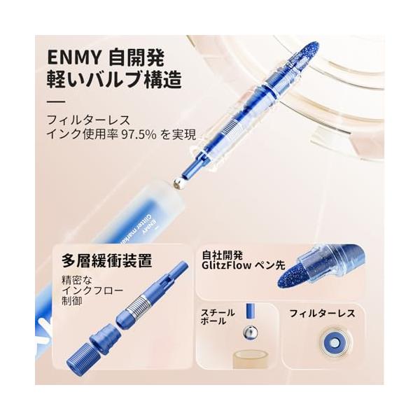 Enmy 12�F�Z�b�g �����y�� ���^���b�N �����}�[�J�[ �J���[�y�� �������� �A���o�� �L���L�� ���� �p�[�� ���F �L�����o�X/�K���X/�� ���i�摜4
