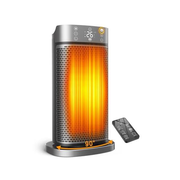 セラミックファンヒーター 【2025冬新登場・1秒速暖・AI自動制御