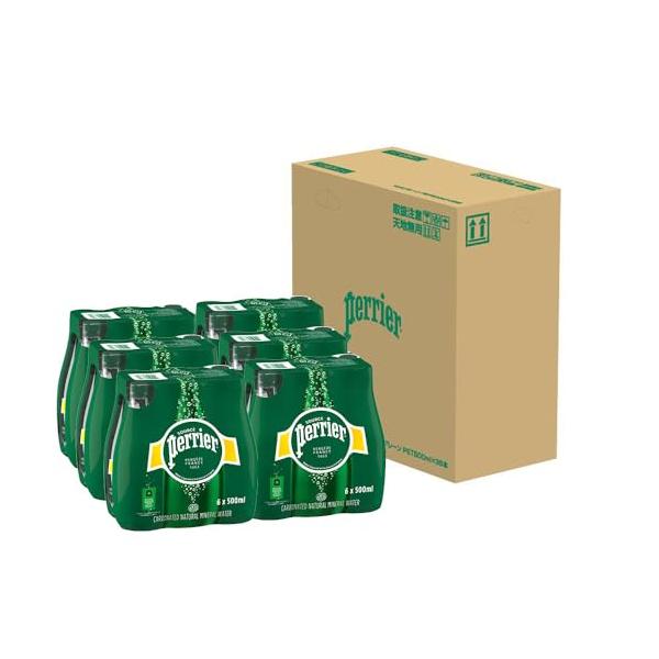 他サイト： ペリエ (Perrier) プレーン 炭酸水 PET 500ml 「直輸入品] ×36本の商品画像
