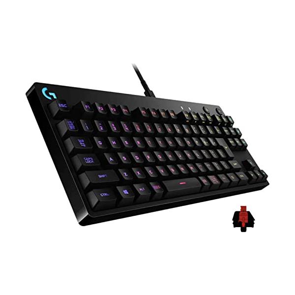 他サイト： 【ネット限定】 Logicool G PRO ゲーミングキーボード G-PKB-002LNd テンキーレス リニア 赤軸 静かの商品画像