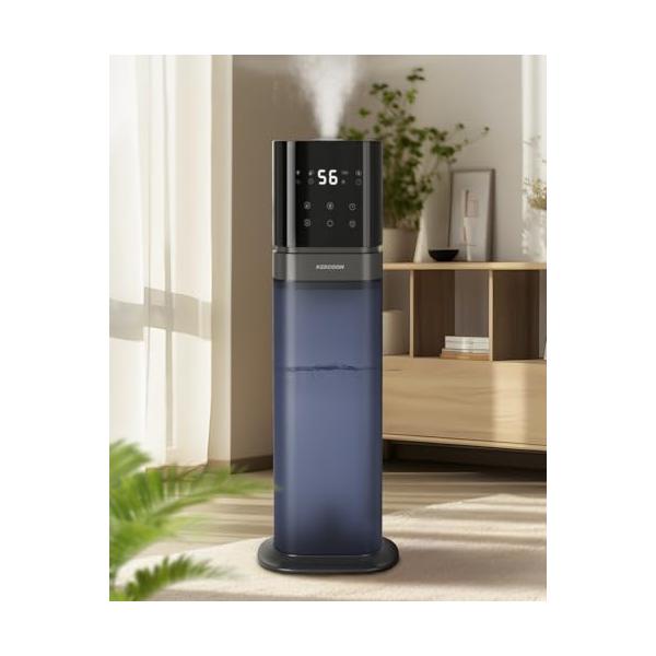 新品　KEECOON 8L 加湿器 大容量 超音波 アロマ加湿器 家庭用 業務用 Amazon.co.jp: KEECOON 加湿器 大容量 8L 超音波式 業務用 透明タンク