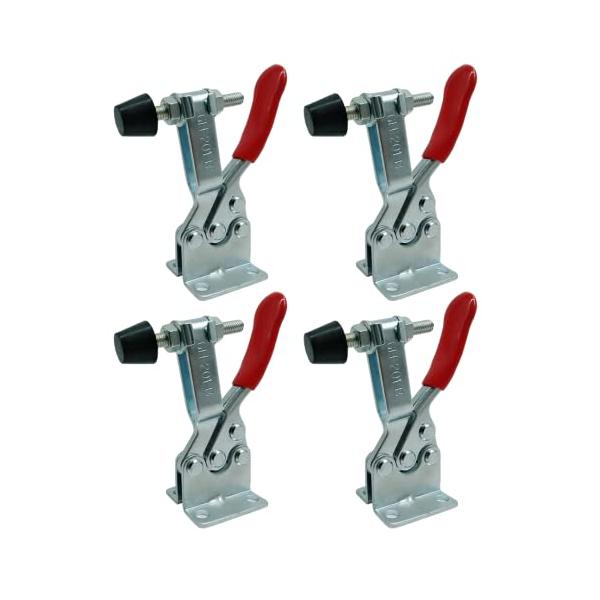 他サイト： Charmoon トグルクランプ 下方押え型 GH-201-B 固定 工具 DIY 木材 金属 クランプ セット (4個)の商品画像
