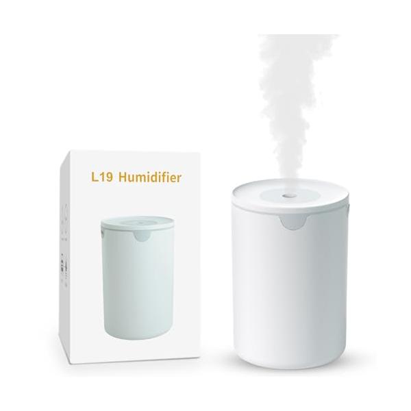 【2025新進化モデル加湿器】加湿器 小型 卓上 大容量 320ML 除菌 アロマ対応 LEDライト 超音波式 静音 卓上 自動停止機能 空焚き