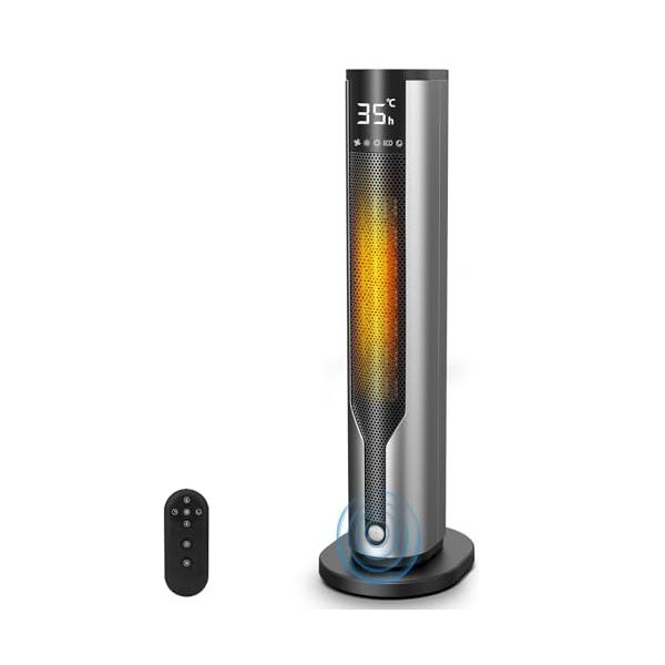 セラミックヒーター 【人感/室温センサー付・速暖 ・首振り・ECO運転】 セラミックファンヒーター 節電 省エネ 800W/1200W 転倒オフ 切り 人感センサー×エコ自動調節】 セラミックヒーター 首振り セラミック