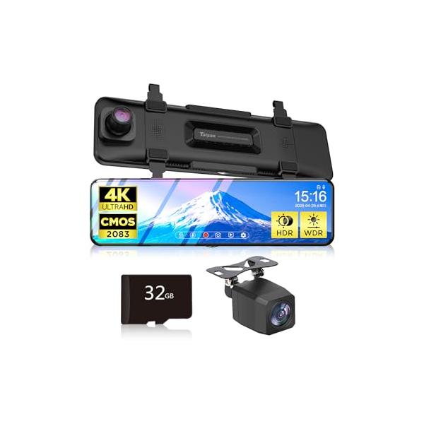 【新品】Qualitec ドライブレコーダー ミラー型 4K画質 Qualitec ドライブレコーダー ミラー型 4K画質 6ヶ月保証 HDR