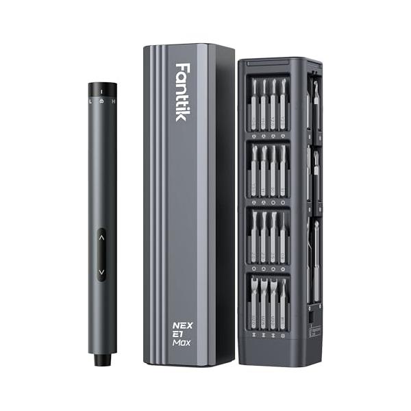 他サイト： Fanttik E1 Max 電動精密ドライバー 50in1 精密ドライバーセット 2段トルク 3N.m ペン型 ポップアップ専用ケース USBの商品画像