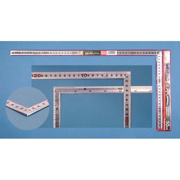 特長 ●JIS規格の曲尺です。●大きく読み取りやすい目盛数字です。●シルバー加工で表面の反射を抑え目盛が読み取りやすくなっています。●土木・建築関係の方に最適です。 仕様 ●直角度：100mmで0.1mmを超えない●長さの許容差：±0.2m...