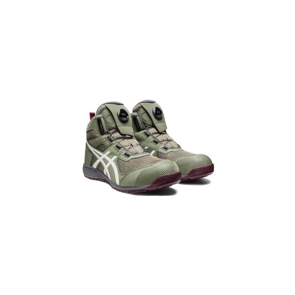 だ*ん様 ASICS 安全靴　cp214 BOAシステム オリーブグリーン　26 だ*ん様 ASICS 安全靴 cp214 BOAシステム オリーブグリーン 26