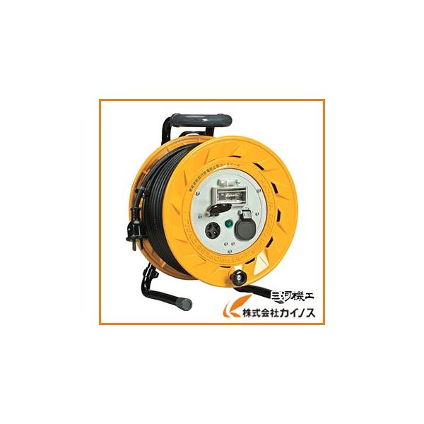 ハタヤ 三相200V型ブレーカーリール 3.5スケア電線 30mアース付 20A BL332M ハタヤ 三相 200V ブレーカーリール 3.5スケア電線 30m アース付 20A