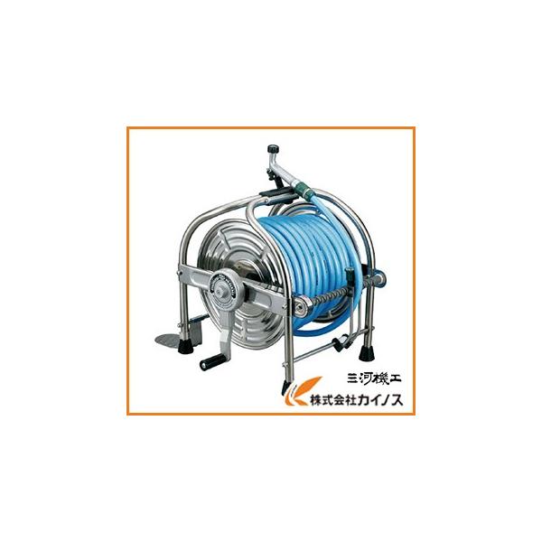ハタヤ (SUS304) 40ｍ型 ホース付 SLA-40P レバーノズル付 ハタヤ HATAYA ステンレス (SUS304) ホースリール 40m耐圧ホース