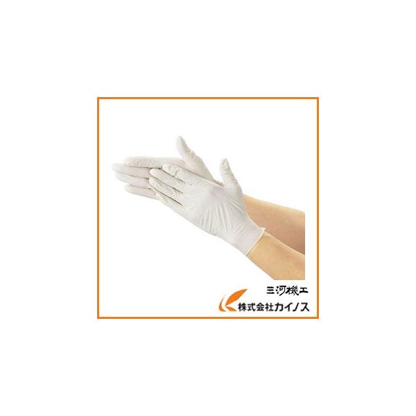 他サイト： TRUSCO 使い捨て極薄手袋 100枚入 L ホワイト TGL-493Lの商品画像