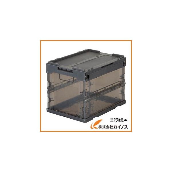 TRUSCO スケルコンオリコン20L（蓋付） 黒 TR-SC20 BK