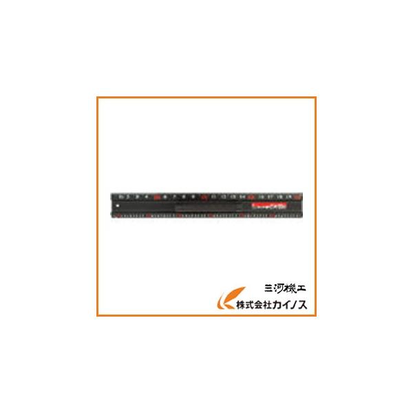 【仕様】全長(mm):1020幅(mm):88厚み(mm):68呼び寸法(mm):1000目盛精度(mm):±0.4真直度(mm):0.4目盛　　測定面:cm目盛　　カッティング面:尺相当目盛質量(kg):0.95