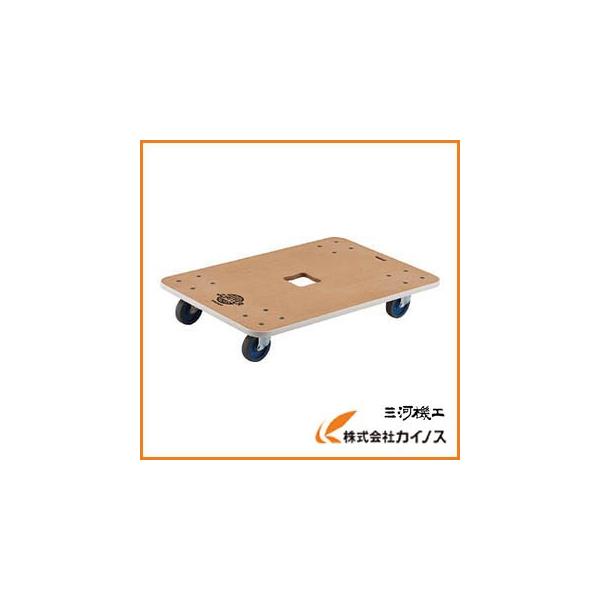 トラスコ中山 TRUSCO 木製平台車 ジュピター 800X550 φ75 200kg JUP-800-200 JUP800200