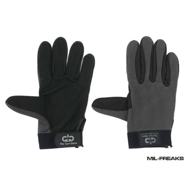 The Gun Glove スタンダードウェイト シューティンググローブ グレー[Medium (9)]