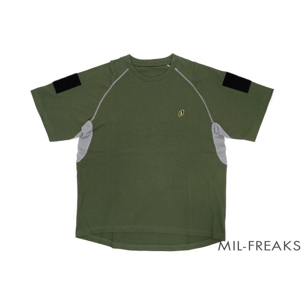SHEKKIN GEARS Ironcladタイプ Dri-T ベルクロ ドライTシャツ オリーブ