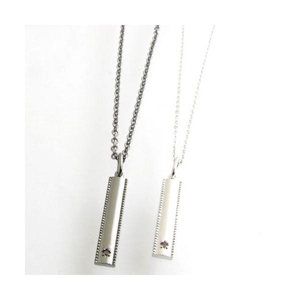 �y�A�l�b�N���X close to me ���b�h�_�C�������h �V���v��  �V���o�[�l�b�N���X sn13-153154