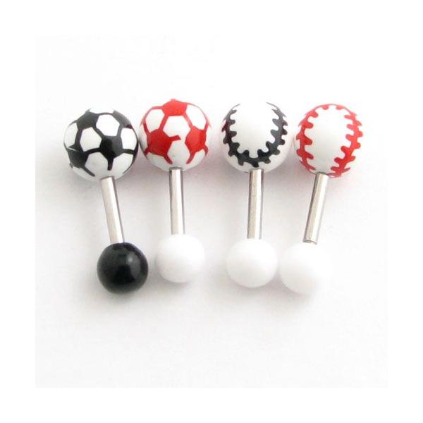 ボディピアス 野球ボール サッカーボール ２カラー ストレートバーベル １６ｇ Stb1011 Buyee Buyee บร การต วกลางจากญ ป น ซ อจากประเทศญ ป น