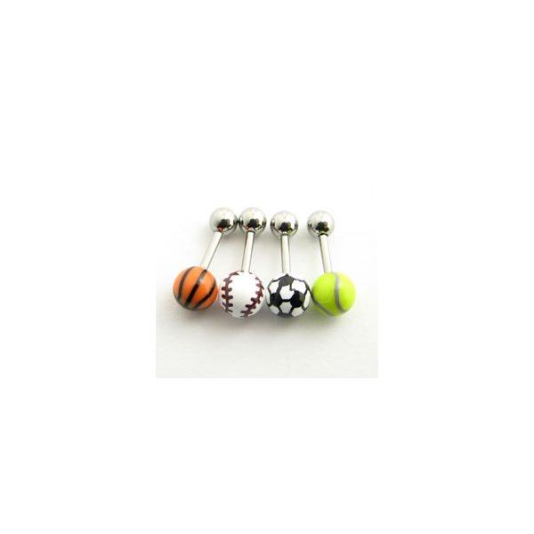 ボディピアス ボールデザイン ストレートバーベル 野球 サッカー バスケット テニス １６ｇ Stb500 Buyee Buyee 日本の通販商品 オークションの代理入札 代理購入
