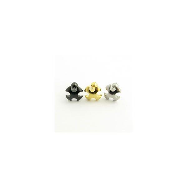 ボディピアス  クロス ストレートバーベル １６Ｇ stb507