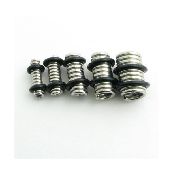 ☆新作入荷☆新品 ボディピアス ゴールドのダブルフレアドアイレット 2G 6.0mm 0G 8.0mm<br>ボディピアス ホール サージカルステンレス 316L ステンレス ヘビーゲージ 太い ゲージ ゴールド フレア アイレット 2ゲージ 0ゲージ ダンロップ アウトドア GSA02 グリップオン サイズ:XL DUNLOP キャンプ