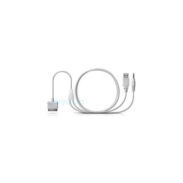 iPhone/iPodpUSB+3.5mmDockP[u/zCg yIPOD-35USB-Whitez