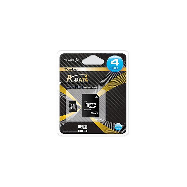 A-DATA MicroSDHC(CLASS6)/4GB