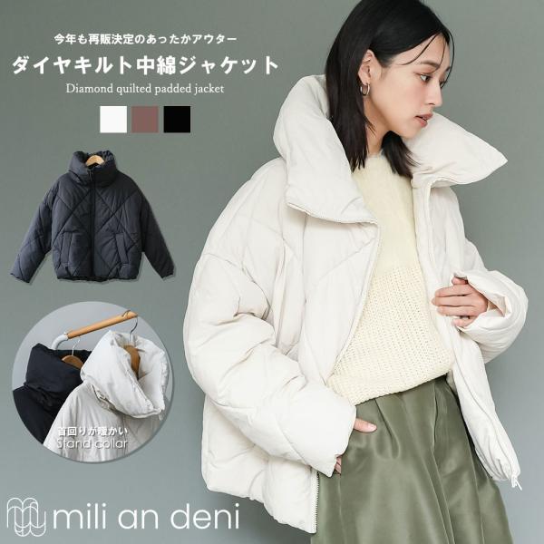 極美品MARK & LONA 異素材中綿ジップアップジャケット 38 極美品MARK & LONA 異素材中綿ジップアップジャケット 38 極美品