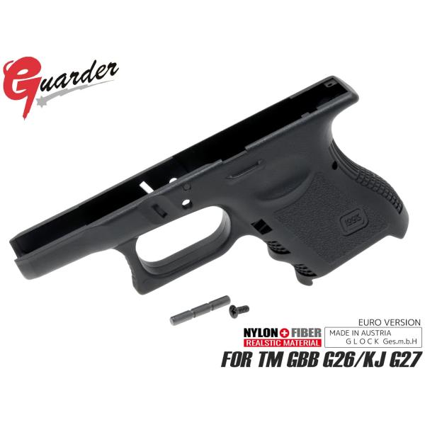 【関連検索キーワード】GLK-98(BK) GUARDER ガーダー GLOCK-97(BK) G26 マルイ グロック ドレスアップ カスタム ガスガン ガスブローバック ロアフレーム レシーバー G26 ADVANCE アドバンス リア...