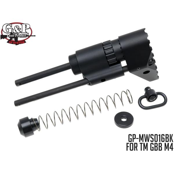 GP-MWS016BK G&P Troy PDW ワイヤードストック TM GBB M4 :GP-MWS016BK