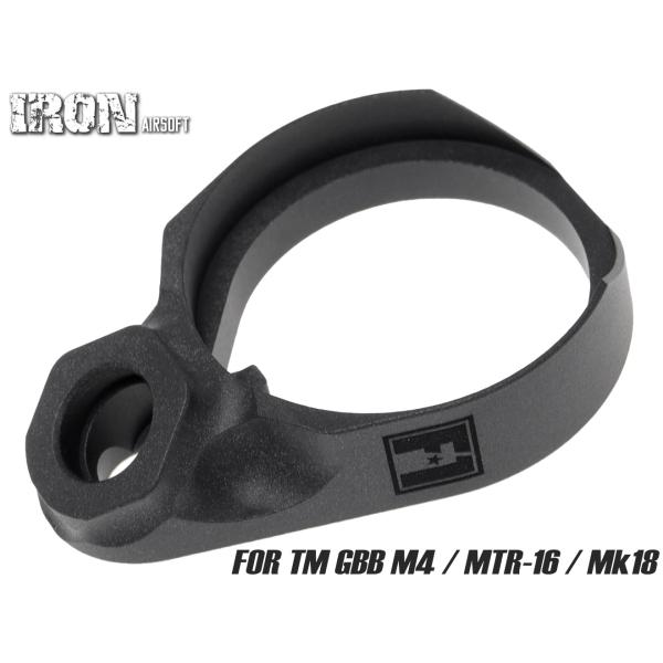 ★☆★ 5,500円以上ご購入で送料無料 ★☆★[ シンプルで軽量なアルミ製QDスリングマウント ]●商品名 ： IRON AIRSOFT F-1 FIREARMS SQD アルミCNC スイベルマウント for GBB M4●商品番号 ：...